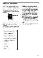 Preview for 137 page of Sony SA-PSD5 Operating Instructions Manual