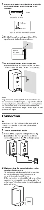 Preview for 4 page of Sony SA-RS3S User Manual