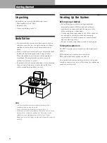 Preview for 5 page of Sony SA-SPC5 Operating Instructions Manual