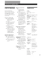 Preview for 29 page of Sony SA-VA10 Operating Instructions Manual