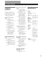 Preview for 45 page of Sony SA-VA10 Operating Instructions Manual