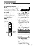 Preview for 102 page of Sony SA-VA10 Operating Instructions Manual