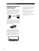 Preview for 105 page of Sony SA-VA10 Operating Instructions Manual