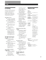 Preview for 106 page of Sony SA-VA10 Operating Instructions Manual