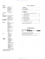Preview for 2 page of Sony SA-VA10 Service Manual