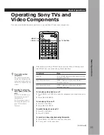 Preview for 23 page of Sony SA-VA100 Operating Instructions Manual