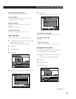 Preview for 39 page of Sony SA-VA100 Operating Instructions Manual