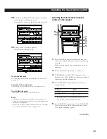 Preview for 49 page of Sony SA-VA100 Operating Instructions Manual