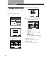 Preview for 58 page of Sony SA-VA100 Operating Instructions Manual