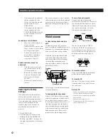 Preview for 62 page of Sony SA-VA100 Operating Instructions Manual