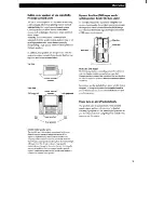 Preview for 5 page of Sony SA-VA15 Operating Instructions Manual