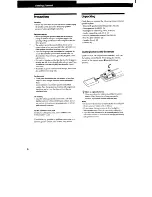 Preview for 6 page of Sony SA-VA15 Operating Instructions Manual