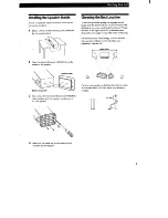 Preview for 7 page of Sony SA-VA15 Operating Instructions Manual