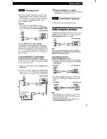 Preview for 9 page of Sony SA-VA15 Operating Instructions Manual