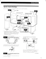 Preview for 5 page of Sony SA-VA29 Operating Instructions Manual