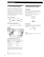 Preview for 8 page of Sony SA-VA29 Operating Instructions Manual