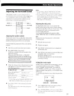 Preview for 11 page of Sony SA-VA29 Operating Instructions Manual