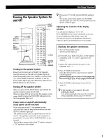 Preview for 9 page of Sony SA-VA500 Operating Instructions Manual