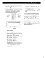 Preview for 13 page of Sony SA-VA500 Operating Instructions Manual