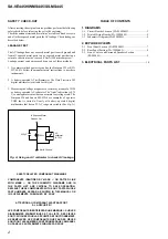 Preview for 2 page of Sony SA-VE445H Service Manual