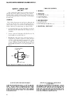 Preview for 2 page of Sony SA-VE522 Service Manual