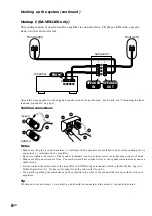 Предварительный просмотр 6 страницы Sony SA-VE812ED Operating Instructions Manual