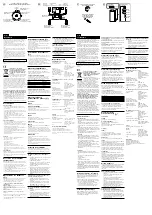 Предварительный просмотр 2 страницы Sony SA-VS130H Instruction Manual