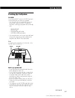 Preview for 6 page of Sony SA-W10 Operating Instructions Manual