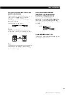 Preview for 8 page of Sony SA-W10 Operating Instructions Manual