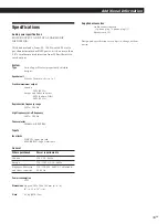 Preview for 11 page of Sony SA-W305 Operating Instructions Manual