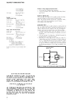 Предварительный просмотр 2 страницы Sony SA-WCT100 Service Manual