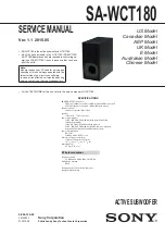 Sony SA-WCT180 Service Manual preview