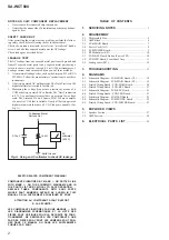 Preview for 2 page of Sony SA-WCT800 Service Manual