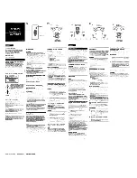 Sony SA-WM200 Owner'S Record preview