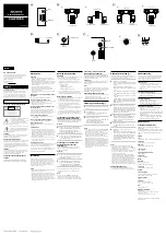 Preview for 1 page of Sony SA WM250 - Subwoofer - 100 Watt Instructions