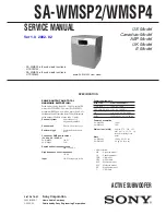 Sony SA-WMSP2 Service Manual preview