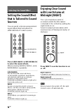 Предварительный просмотр 16 страницы Sony SA-WMT300 Operating Instructions Manual