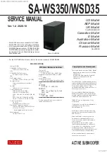 Preview for 2 page of Sony SA-WS350 Service Manual