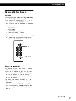 Preview for 5 page of Sony SA-WX90 Operating Instructions Manual