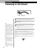 Preview for 8 page of Sony SA-WX90 Operating Instructions Manual