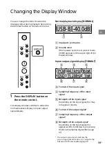 Предварительный просмотр 33 страницы Sony SA-Z1 Operating Instructions Manual