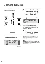 Предварительный просмотр 34 страницы Sony SA-Z1 Operating Instructions Manual