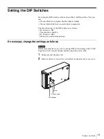 Предварительный просмотр 19 страницы Sony SAITe1300-F Operating Instructions Manual