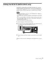 Предварительный просмотр 22 страницы Sony SAITe1300-F Operating Instructions Manual