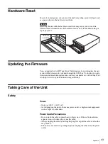 Предварительный просмотр 43 страницы Sony SAITe1300-F Operating Instructions Manual