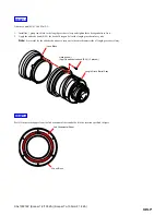 Preview for 27 page of Sony SAL-135F18Z - 135mm f/1.8 Carl Zeiss Sonnar T Telephoto Lens Service Manual