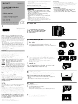 Sony SAL-135F28 - 135mm f/2.8 STF Telephoto Lens Operating Instructions preview