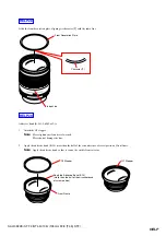 Предварительный просмотр 33 страницы Sony SAL-135F28 - 135mm f/2.8 STF Telephoto Lens Service Manual