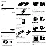 Sony SAL-300F28G Operating Instructions предпросмотр