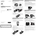Sony SAL-500F40G Operating Instructions preview